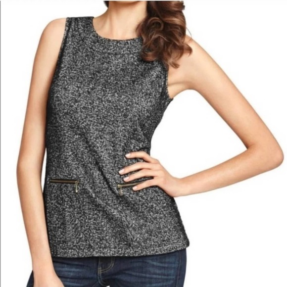 CAbi Tops - CAbi Black Speckled Sleeveless Top